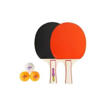 729 Ping Pong Paddles Unisex Rubber Sponge Extreme Wood Red Black Shakehand Grip