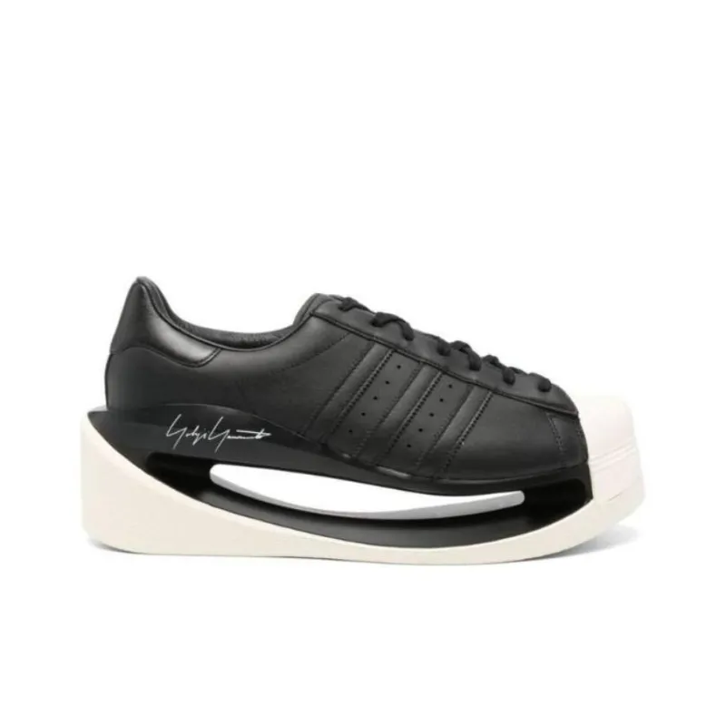 Adidas Y 3 Gendo Superstar Black Cream White-1