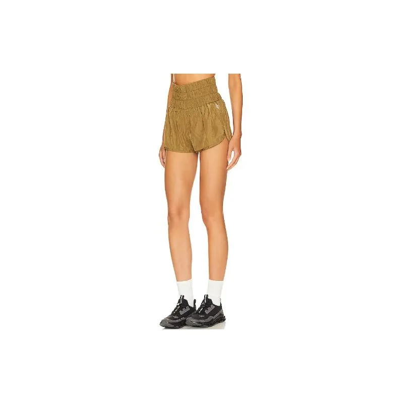 FREE PEOPLE Casual Shorts Women's Medium Yellow-2