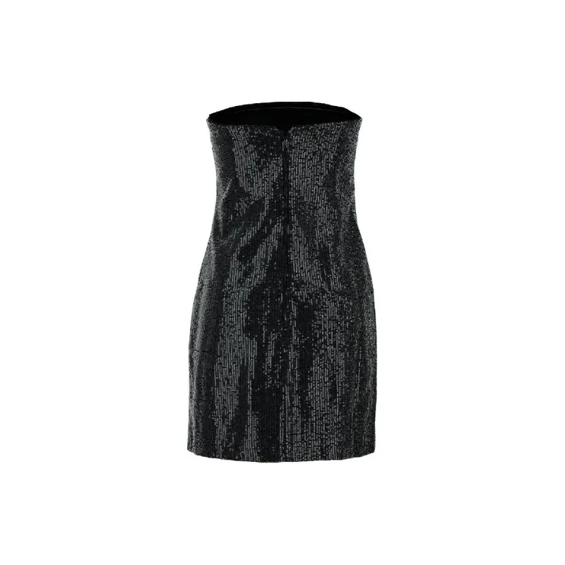 Rotate Twill Sequin Embellished Mini Dress-1
