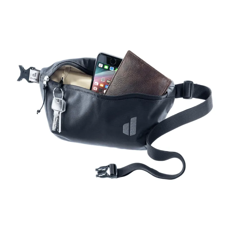 DEUTER Polyetherketone Fanny Pack Regular Unisex Black-1