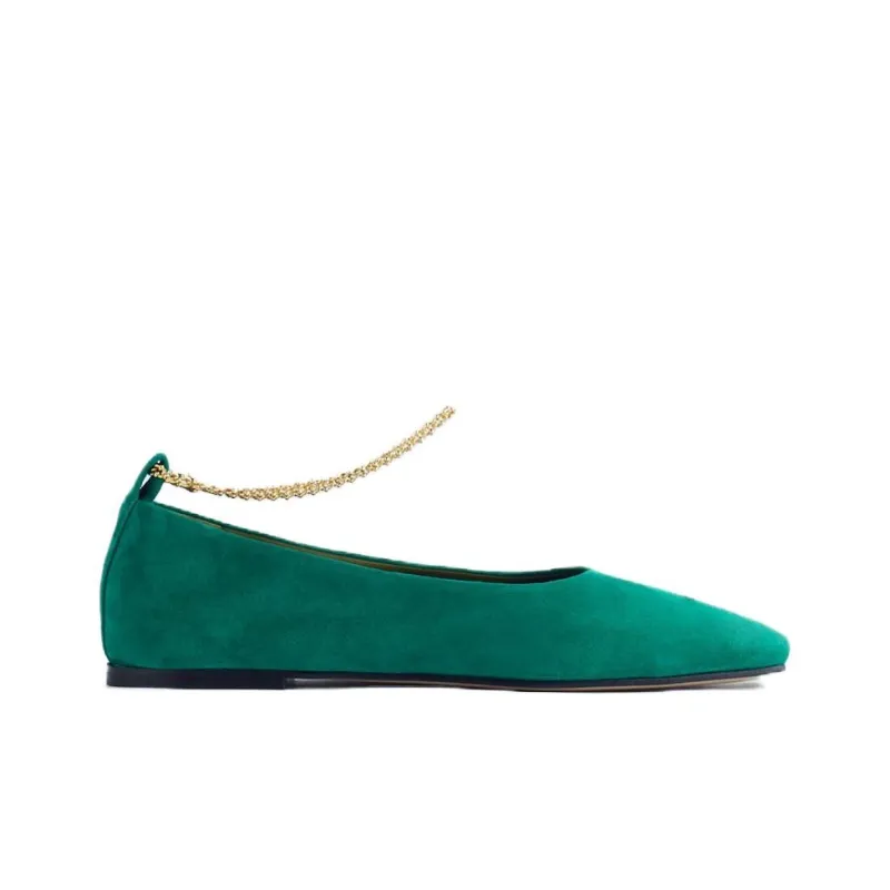 Maria Luca Augusta Casual Single Shoes Women's Emerald Green-1