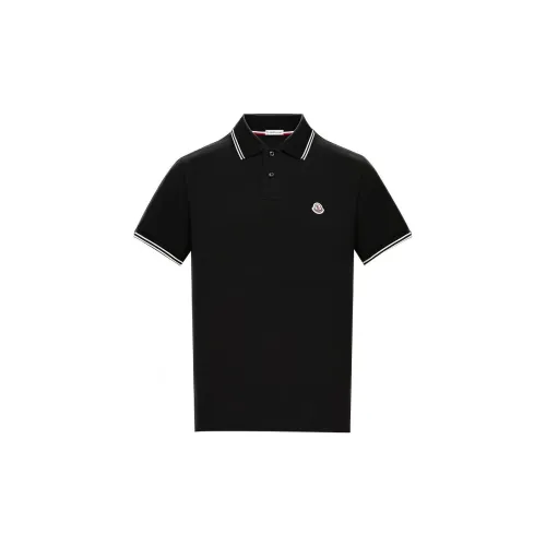 Moncler Male Logo Patch Short-Sleeved Polo Shirt