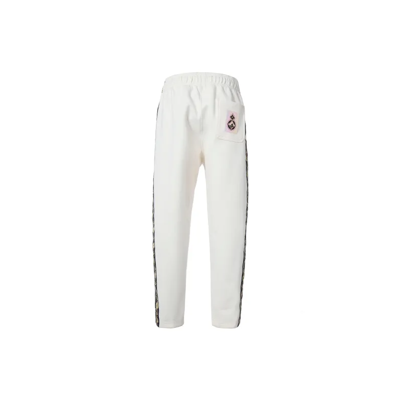 Jordan Knitted Sweatpants Men's Light Ivory White-2