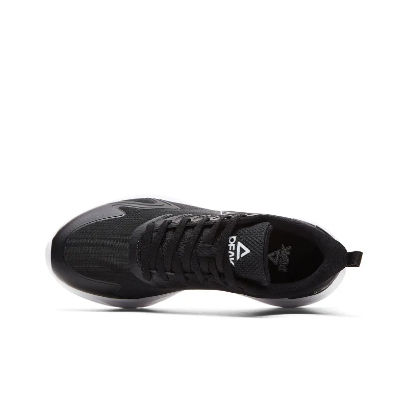 PEAK Running Shoes Women's Low Top Black Beige-3