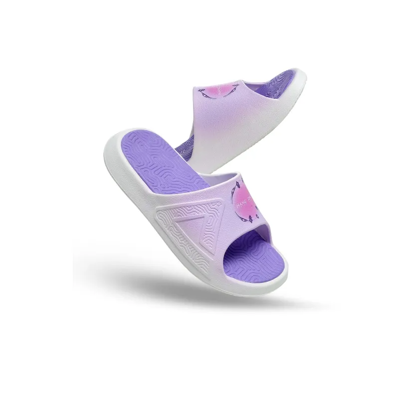 PEAK State Pole Guochuang Slippers Slide Slippers Unisex Purple-3