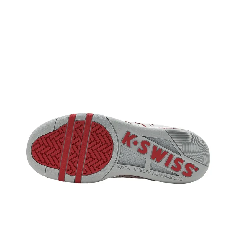 KSWISS Low Top Tennis Shoes Women's White Red-5