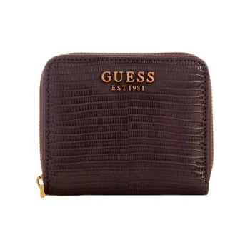 GUESS Artificial Leather Wallet Small Size Women's Brown