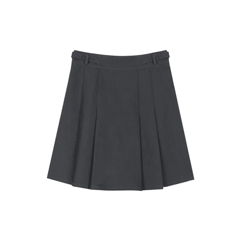 VEGA CHANG SS24 Casual Short Skirts Women's Prague Gray-1