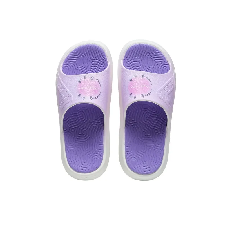 PEAK State Pole Guochuang Slippers Slide Slippers Unisex Purple-4