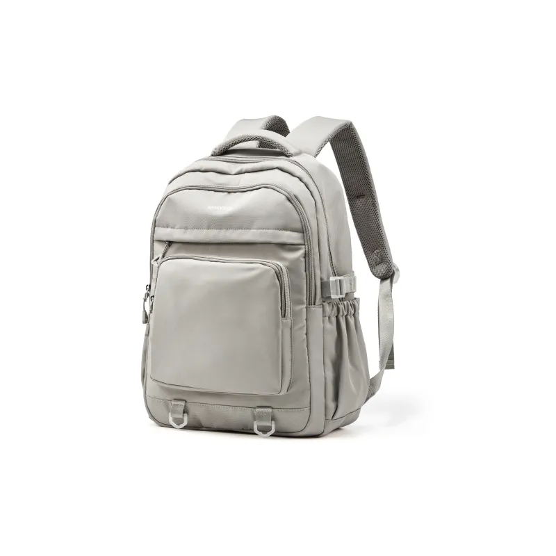 Werocker Fabric Backpack Regular Unisex Black/Ecru/Gray Brown/Blue-11