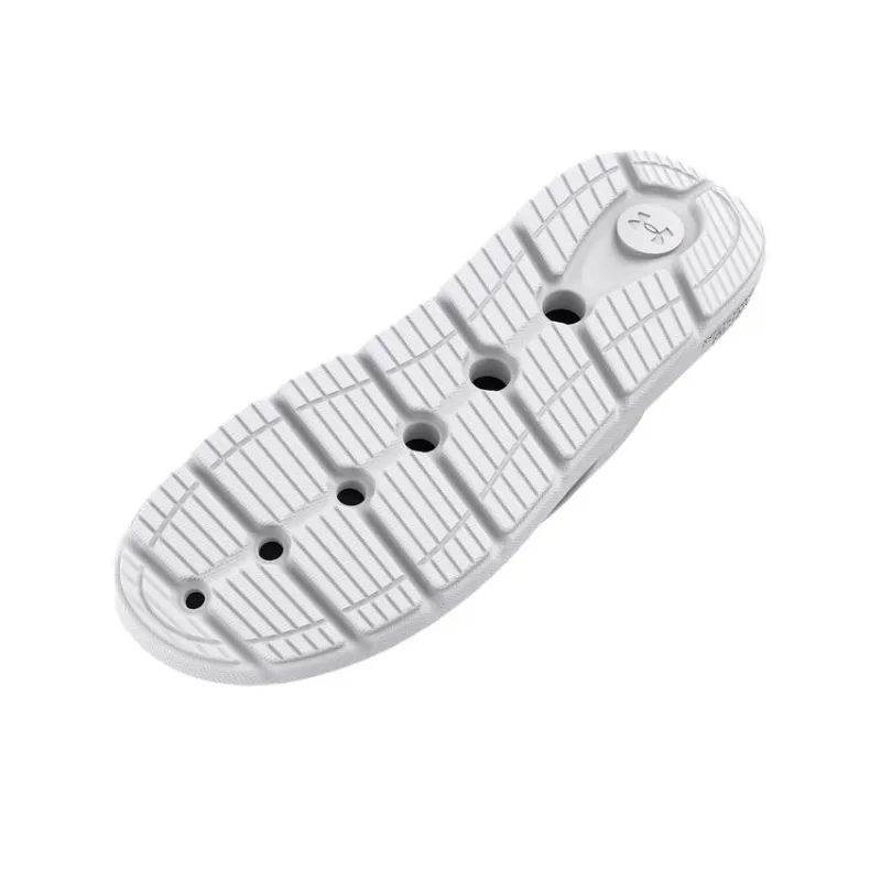 Under Armour Ignite EVA Quiet Flip Flops Men's White Gray-3