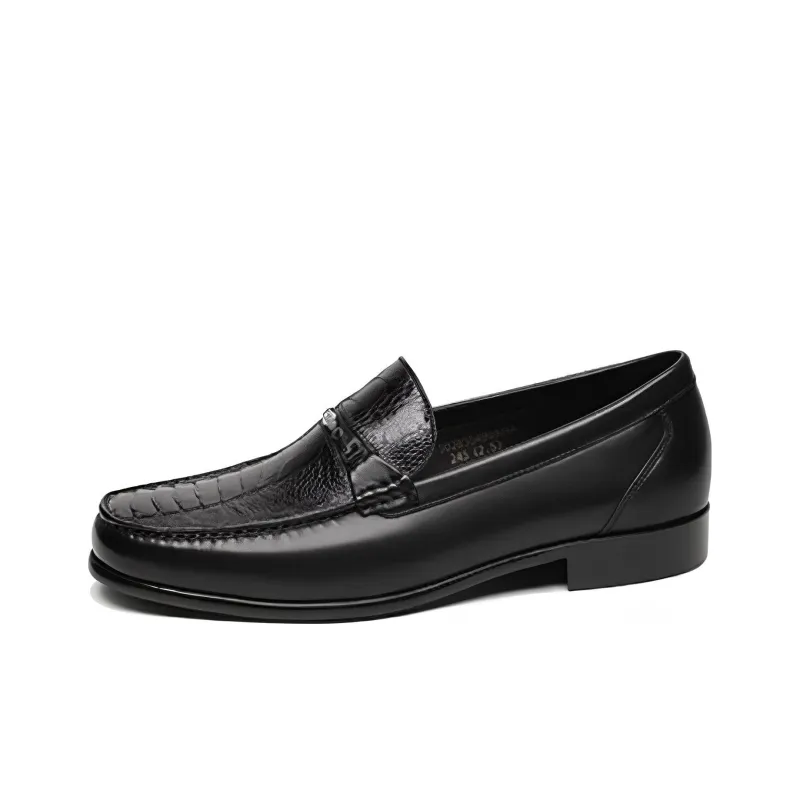 GOLDLION Loafers Men Black-1