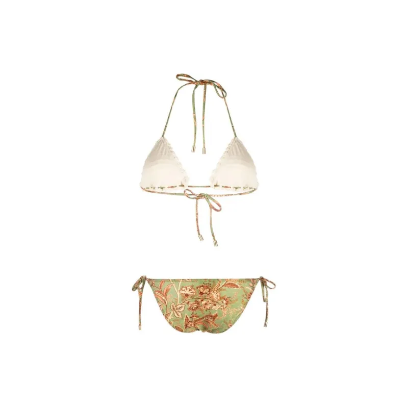 Zimmermann Junie Crochet Triangle Bikini-1