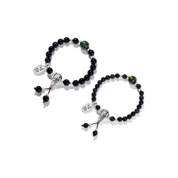 North Cain Obsidian Jade Bracelets Unisex