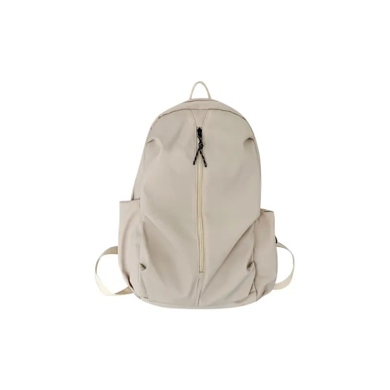 TANGCOOL Nylon Backpack Medium Size Unisex Khaki Gray Beige Black-20