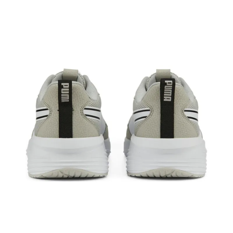 PUMA Supertec Zero Cushioning, Wear Resistant Low Top Casual Shoes Men's Gray White-4