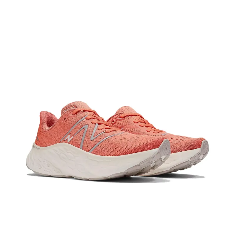 New Balance Fresh Foam X More V4 Gulf Red Silver Metallic Women's-2