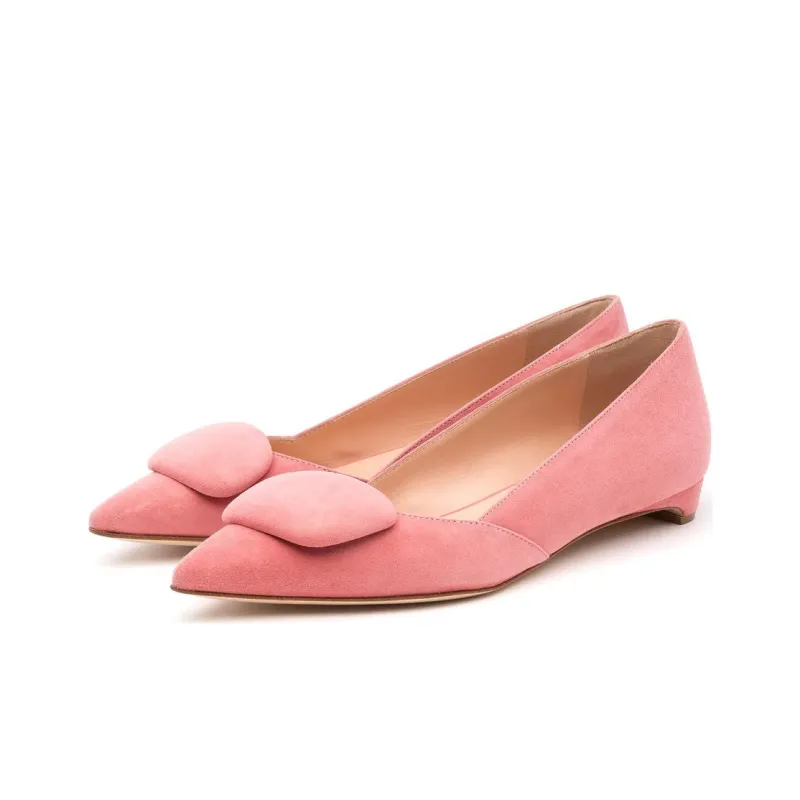Rupert Sanderson Casual Single Shoes 0.5cm Women's Pink-1