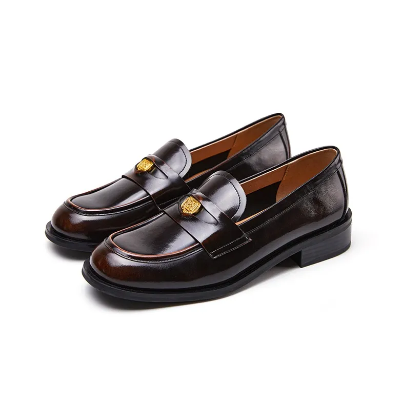 Marie Claire Loafers 3cm Women's Brown-1