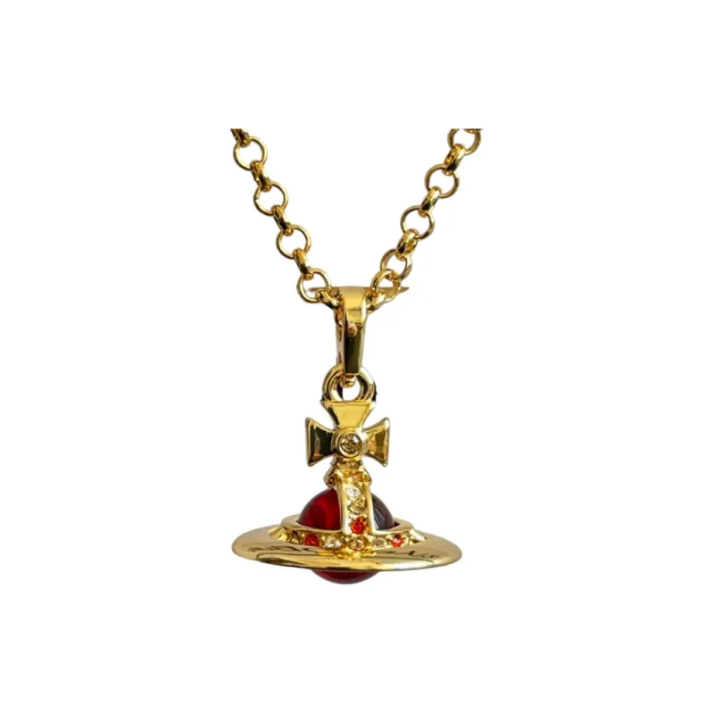 Vivienne Westwood Brass Necklaces Unisex Gold-2
