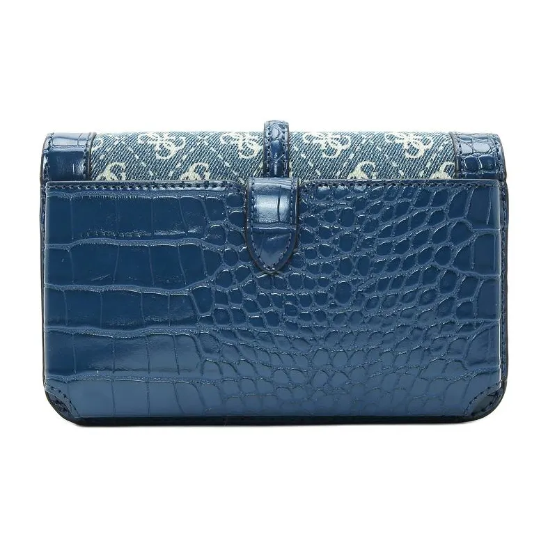 GUESS Artificial Leather Small Square Bag Shoulder Bag Women's Blue-2