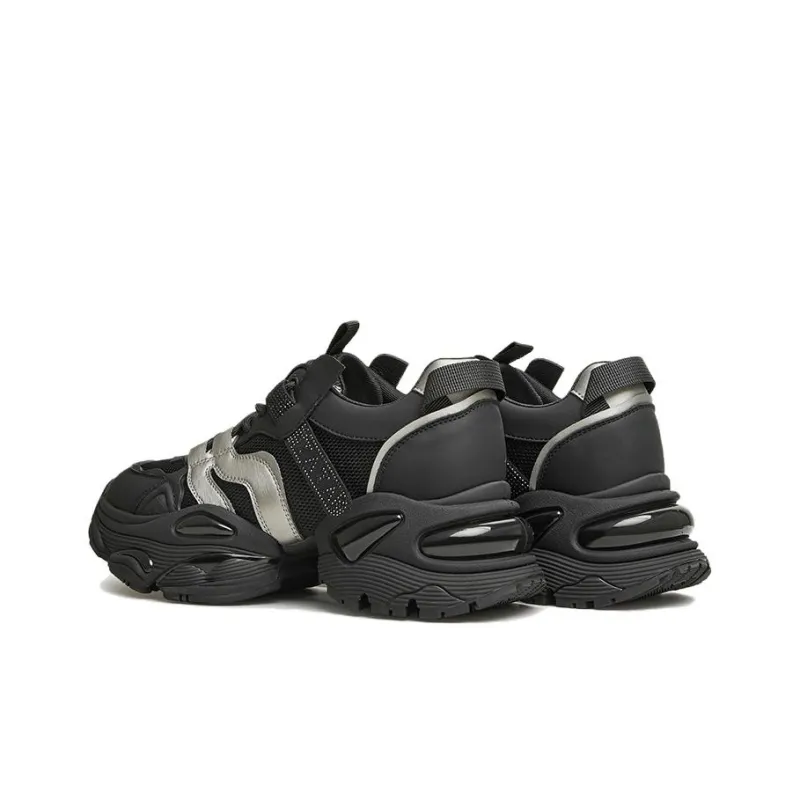 TATA Chunky Sneakers Women's Low Top Solid Color-9