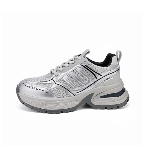 BAIJIHONG Chunky Sneakers Women's Low-Top