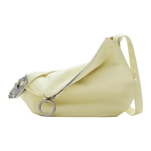 Burberry Calfskin Handbag Shoulder Bag Crossbody Bag Medium Size Women's Beverage Yellow