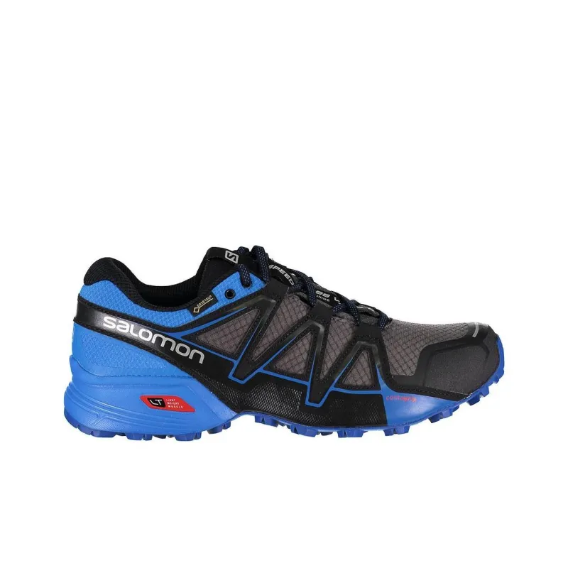 SALOMON Speedcross Vario 2 Cushioning, Wear Resistant Low Top Running Shoes Men's Blue Black-1