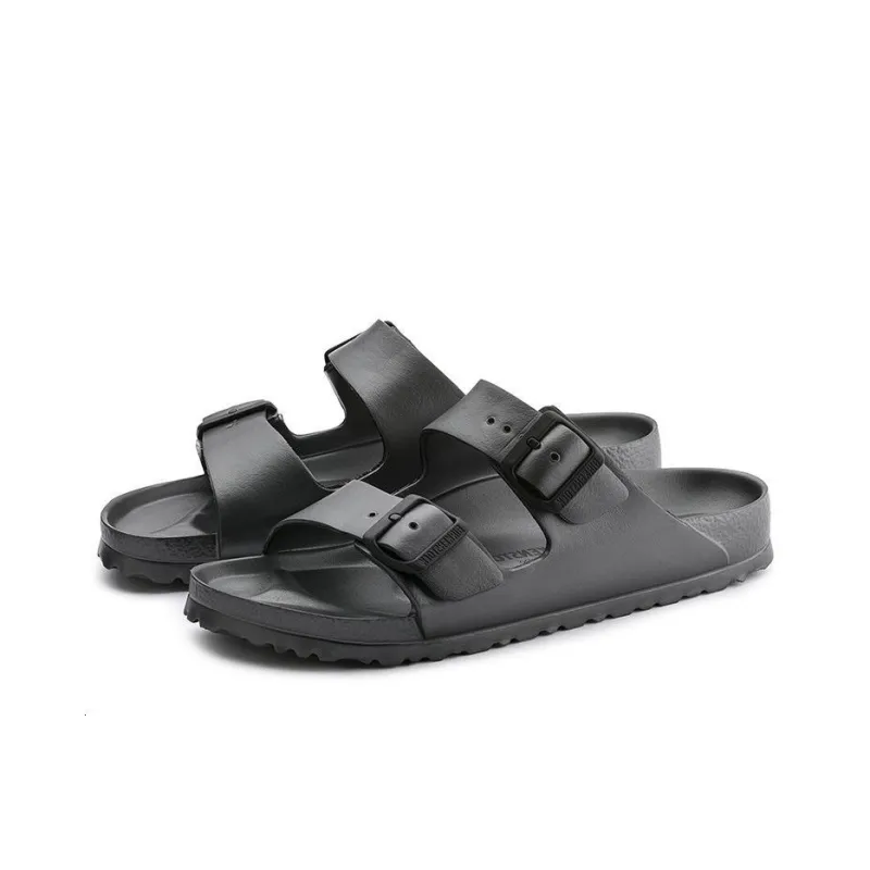 Birkenstock Logo debossed Double strap Slides-2