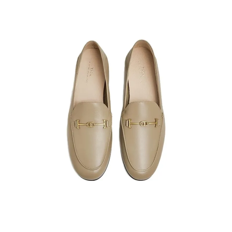 TATA Loafers Women's Solid Color-26