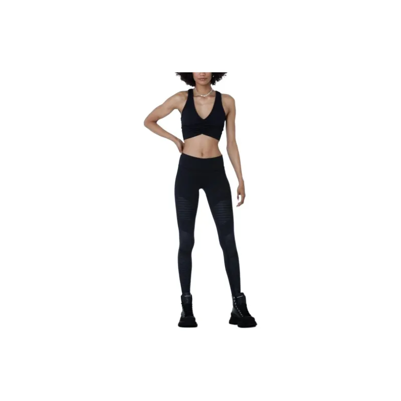 Alo Yoga Leggings Women's Gloss Black/Black Glossy-0