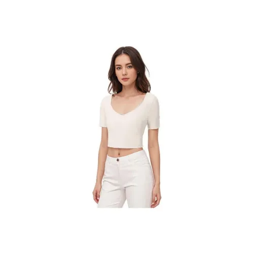 Lululemon Ribbed Contoured Crop Tops Women's