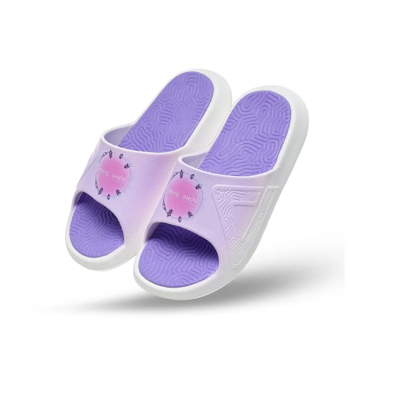 PEAK State Pole Guochuang Slippers Slide Slippers Unisex Purple-2