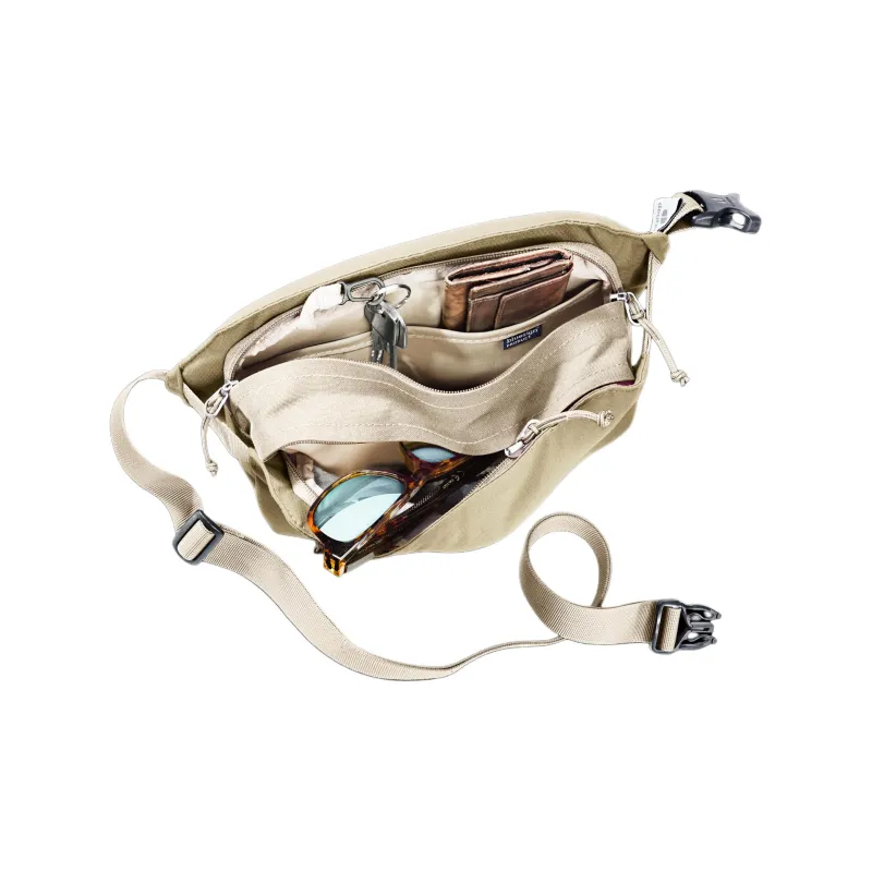 DEUTER Polyester One Shoulder Crossbody Fanny Pack Regular Unisex Desert Bone-2