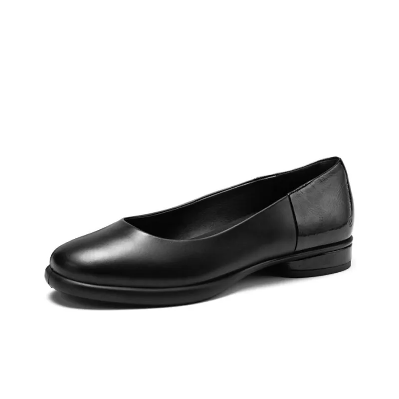 Ecco Casual Single Shoes 2cm Women's Black-1
