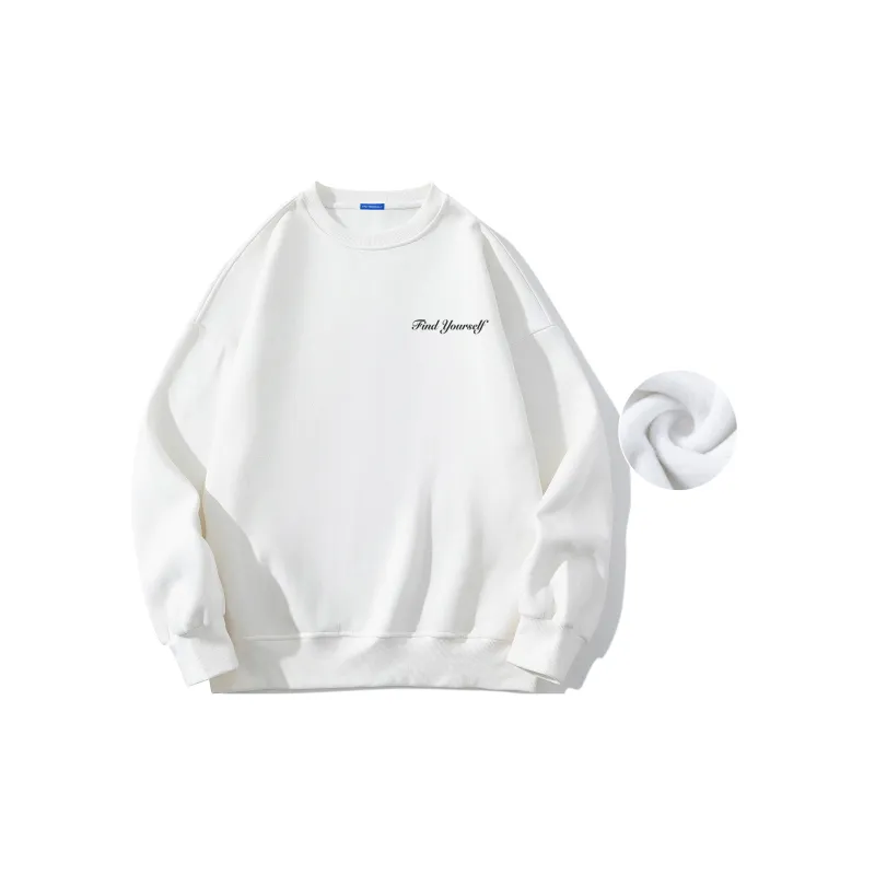 Find Yourself Sweatshirt Unisex White-18