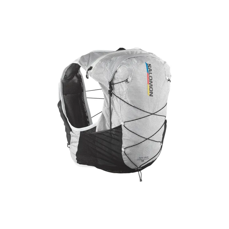 SALOMON Backpack Waterproof Fabric White & Black Men's-0