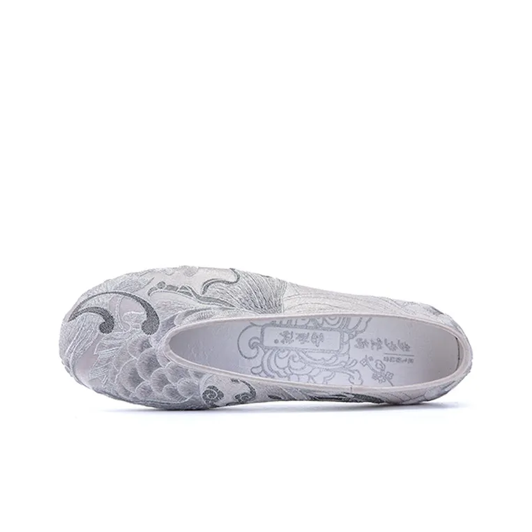 Neiliansheng Casual Shoes Men's Black Floral-6