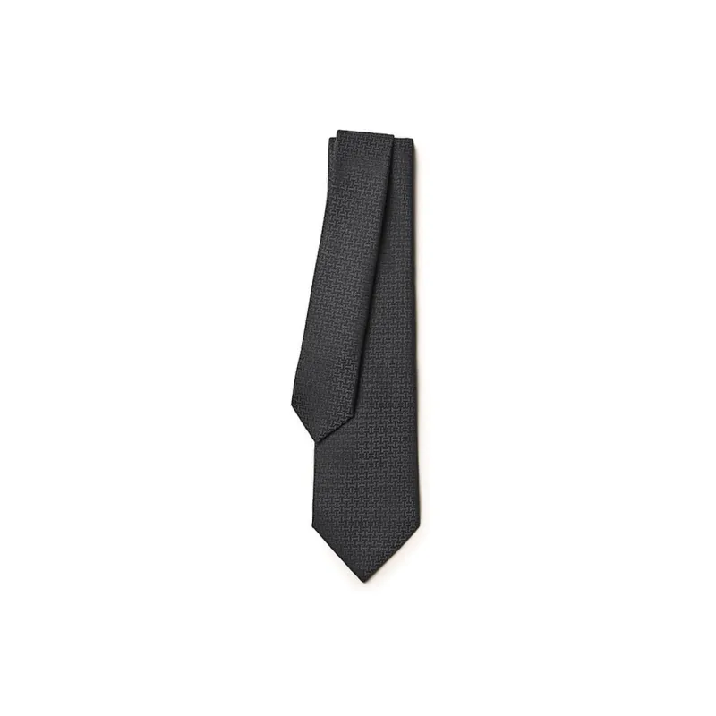 HERMES Faconnee Upside Down Ties Unisex-1