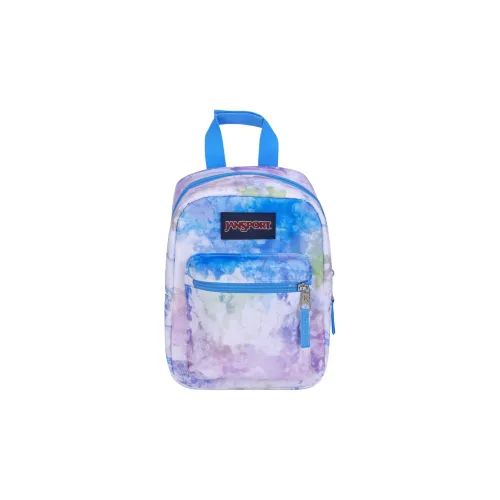 JanSport Recycled Polyester Lunch Bag Handbag Unisex Purple & Multicolor