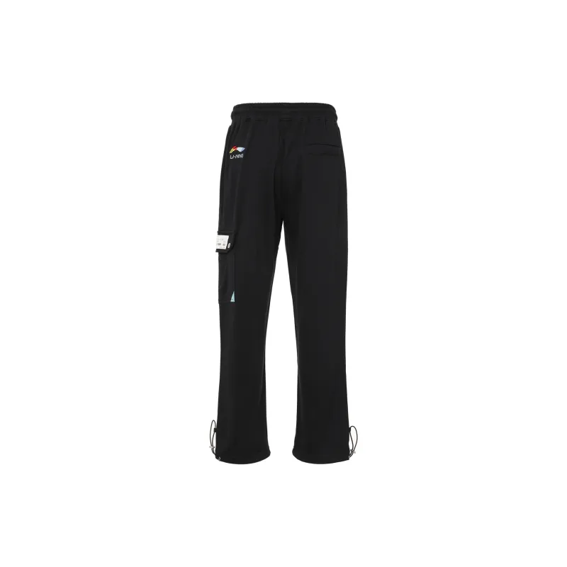 LiNing Professional Basketball Series Knitted Sports Pants Men's Black-2