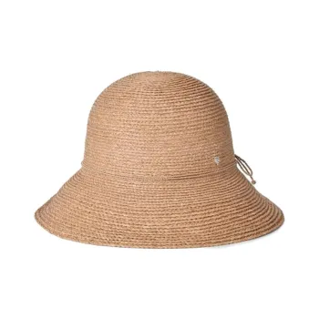 HELEN KAMINSKI Raffia Bucket Hats Women's Beige Yellow