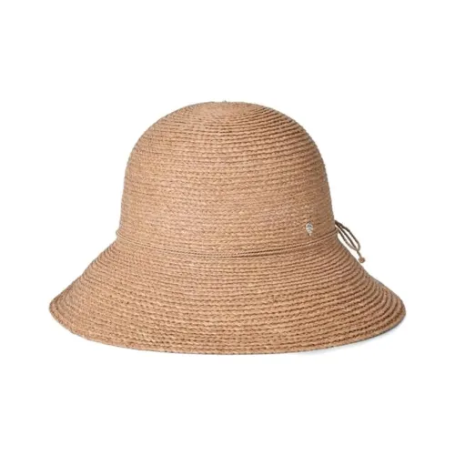 HELEN KAMINSKI Raffia Bucket Hats Women's Beige Yellow