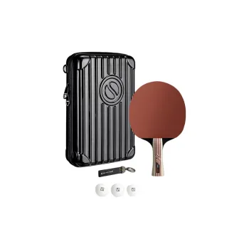Stiga Ping Pong Paddles Unisex Red Black Shakehand Grip