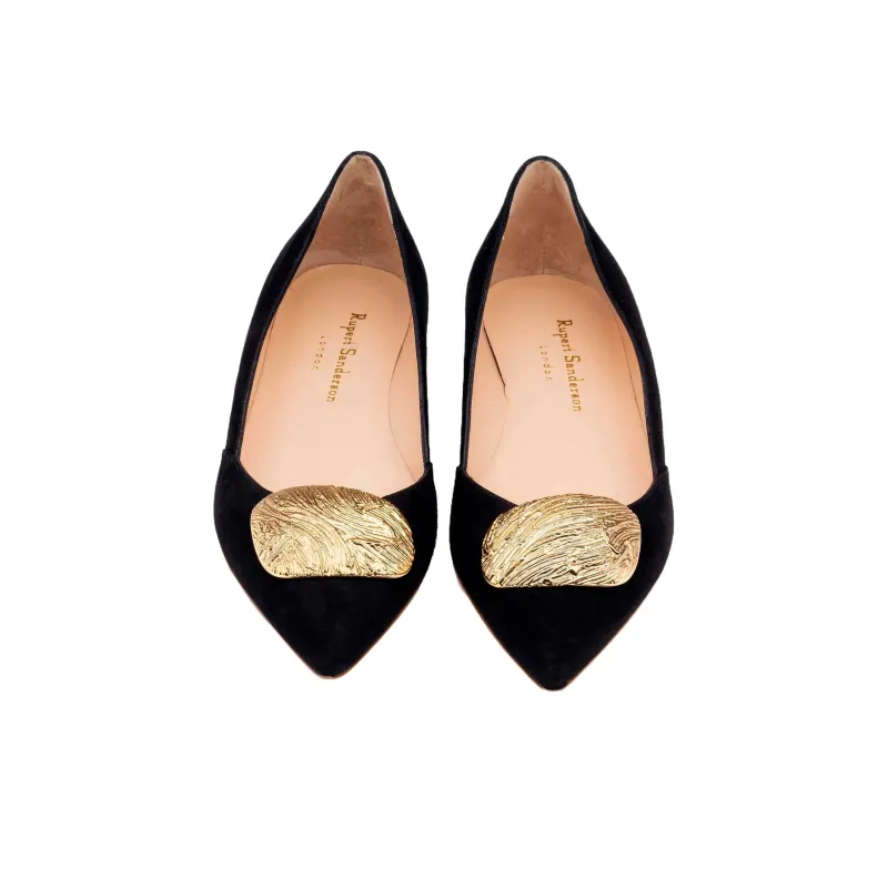Rupert Sanderson Casual Single Shoes 2cm Women's Black-4