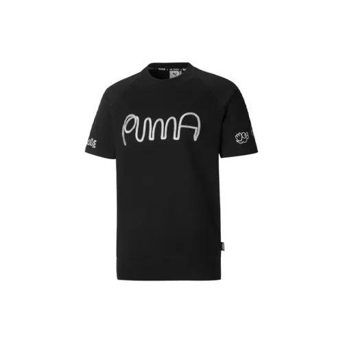 PUMA X Mr Doodle Collaboration T-Shirts Men Black