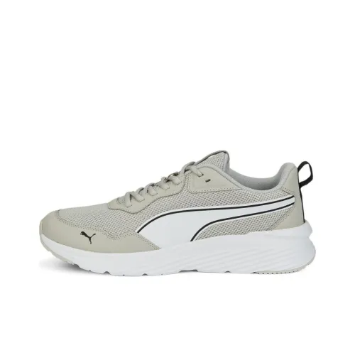 PUMA Supertec Zero Cushioning, Wear Resistant Low Top Casual Shoes Men's Gray White