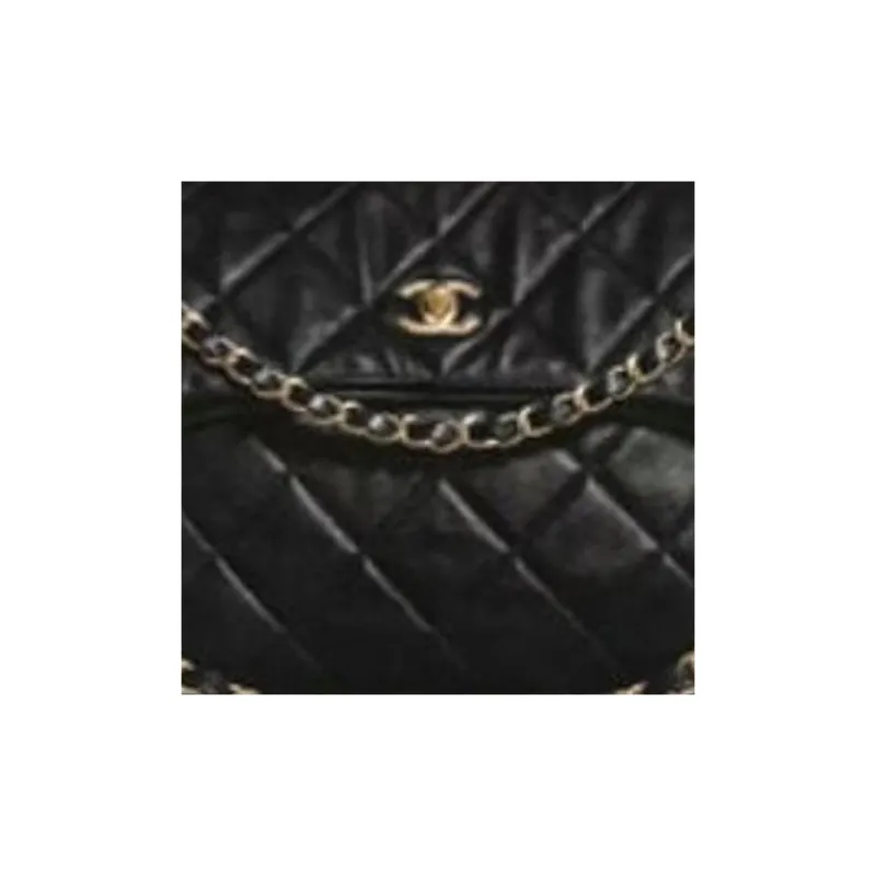 CHANEL Smooth Finish Lambskin Handbag, Shoulder Bag Extra Large Women's Black-5
